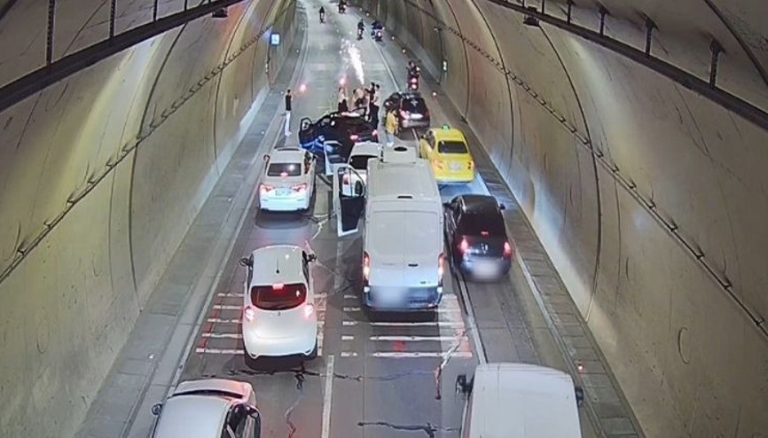 Tünelde asker uğurlamasına 27 bin 894 lira ceza