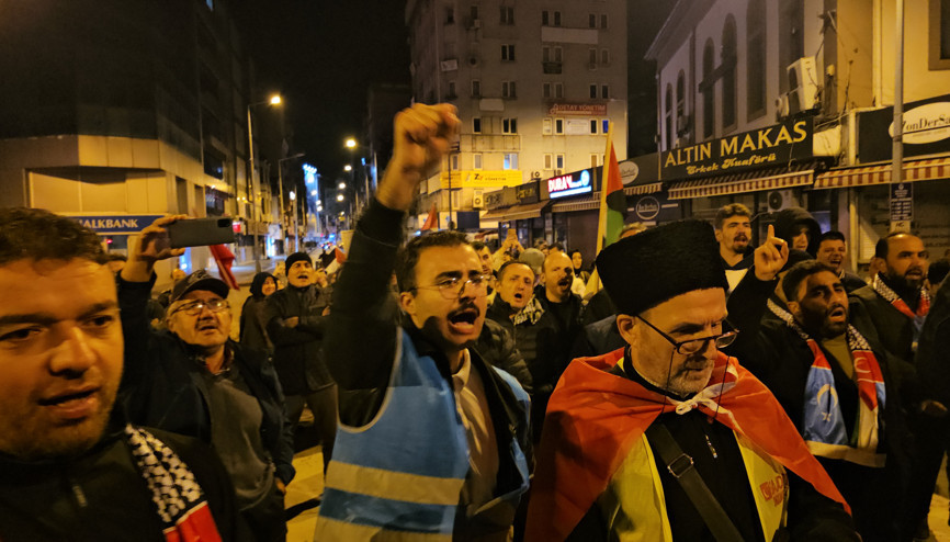 Zonguldak’ta İsrail protestosu