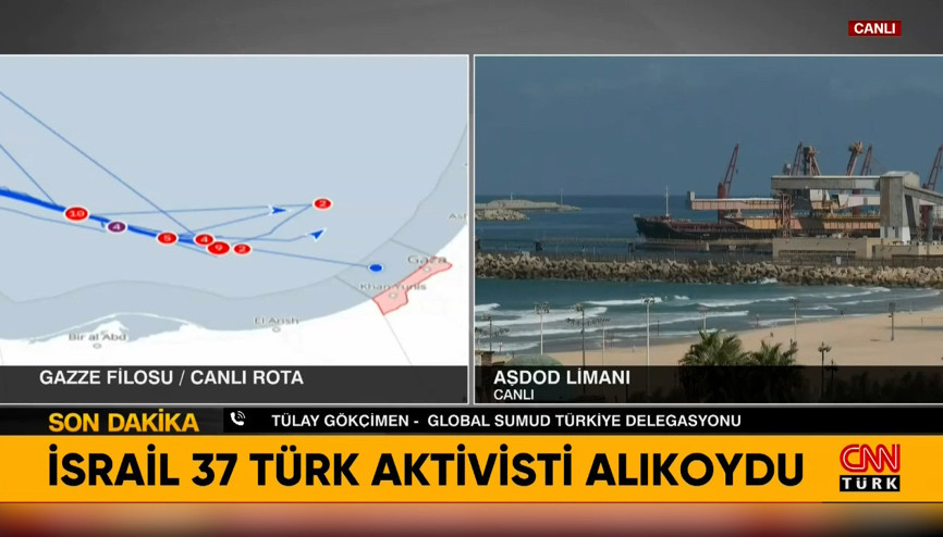 Sumud Filosunda alıkonulan Türk aktivistlerin sayısı artıyor