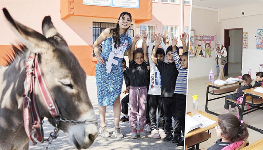 Okuma yazmayı ilginç bir yöntemle öğretiyor Okuma yazmayı ilginç bir yöntemle öğretiyor