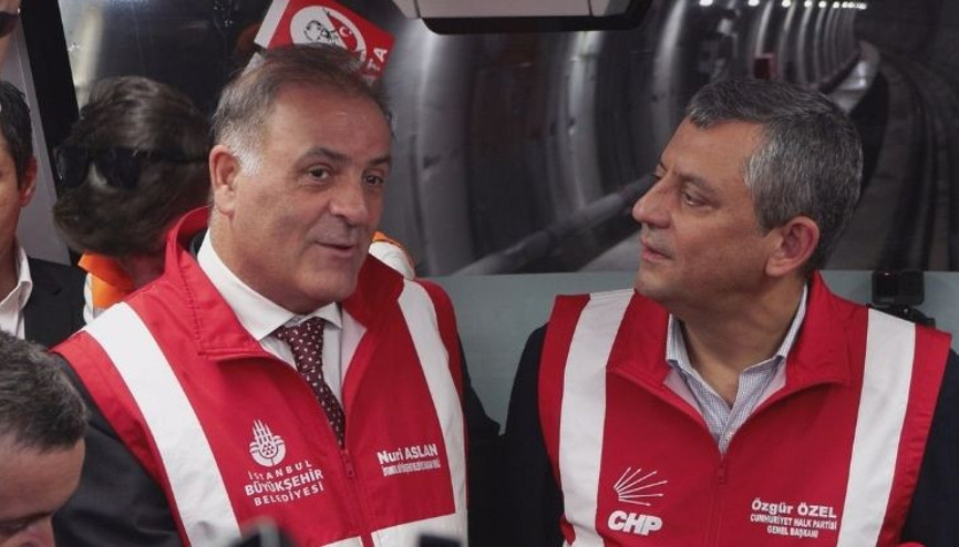 Özgür Özel, Çekmeköy-Sancaktepe-Sultanbeyli Metro Hattı’nda test sürüşüne katıldı