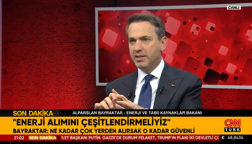 Enerji Bakanı Bayraktar CNN Türkte soruları yanıtladı