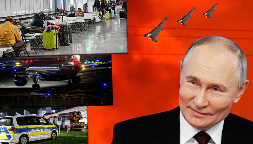 İnsansız hava araçları Münih Havalimanını felç etti Putin dalga geçti: Bir daha uçurmayacağız