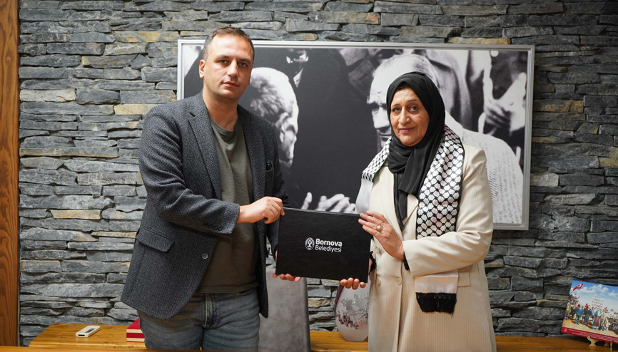 Bornova ve Filistinin Dura Belediyesinden kardeşlik adımı