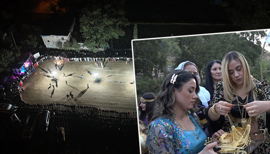 Düğün 2 gün 2 gece sürdü Geline 1.5 kilo altın, damada 3 milyon TL takıldı