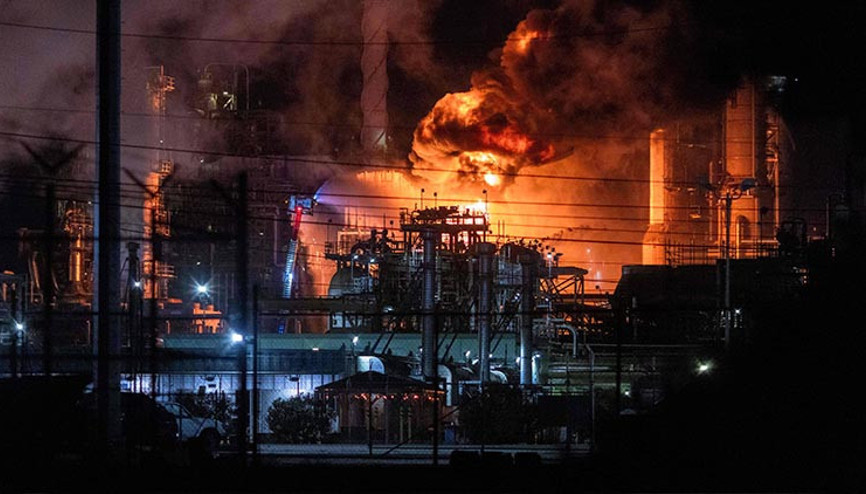 Chevron rafinerisinde korkutan patlama