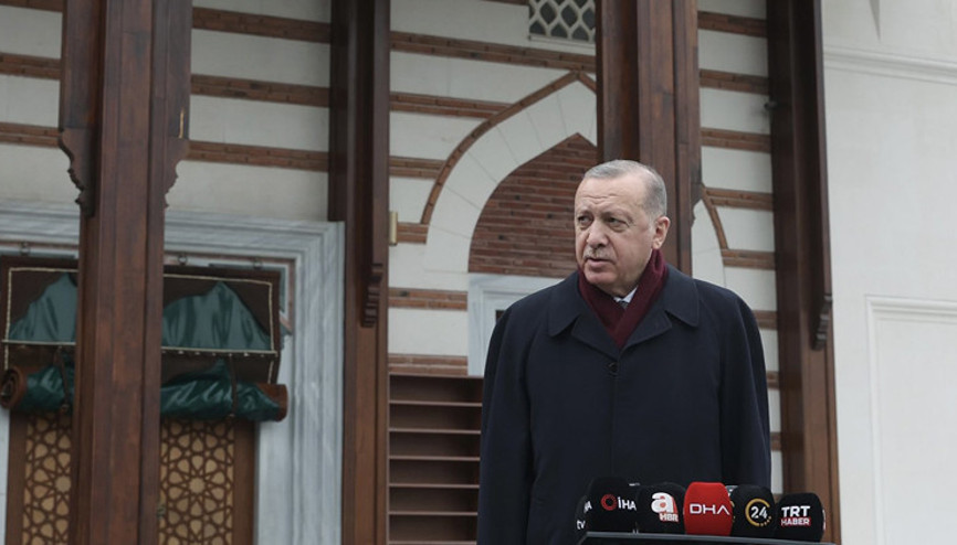 Cumhurbaşkanı Erdoğan, cuma namazını Üsküdarda kıldı