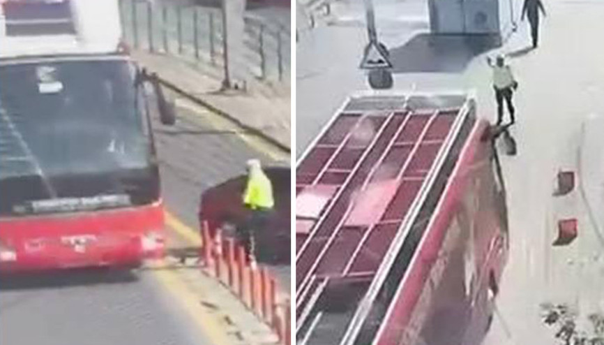 Polisin üzerine aracı sürmüştü | CHPnin otobüs şoföründen videolar hızlandırılmış savunması Polisin üzerine aracı sürmüştü | CHPnin otobüs şoföründen videolar hızlandırılmış savunması