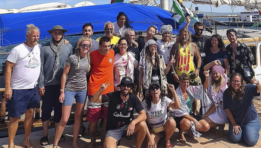 İsrailde alıkonulan Sumud aktivistleri açlık grevine başladı