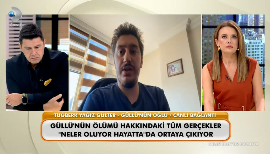 Güllünün oğlu Tuğberk Yağız Gülter, ilk kez canlı yayında konuştu