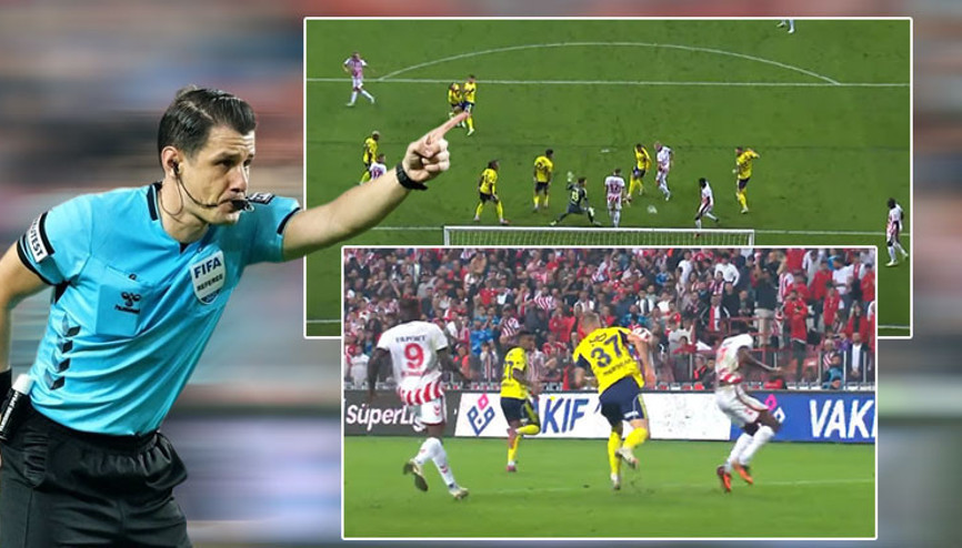 Süper Ligde 8. haftanın VAR kayıtları açıklandı Samsunspor - Fenerbahçe