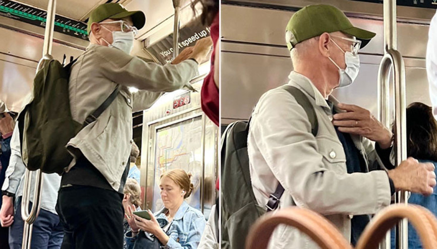 Yatları, katları, milyonları var... İstese helikopterle bile gezer.. Ünlü oyuncu metroda oturacak yer bile bulamadı