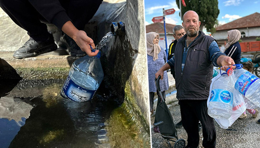 Bir kentte daha su krizi: Çeşme önlerinde kuyruk oluştu Bir kentte daha su krizi: Çeşme önlerinde kuyruk oluştu