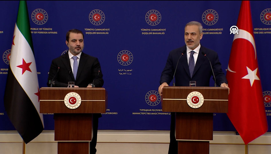 Bakan Fidan, Suriyeli mevkidaşı Şeybaniyi ağırladı