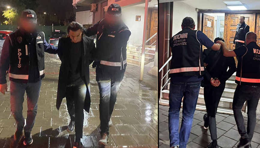 İzmirde organize suç örgütü elebaşı tutuklandı