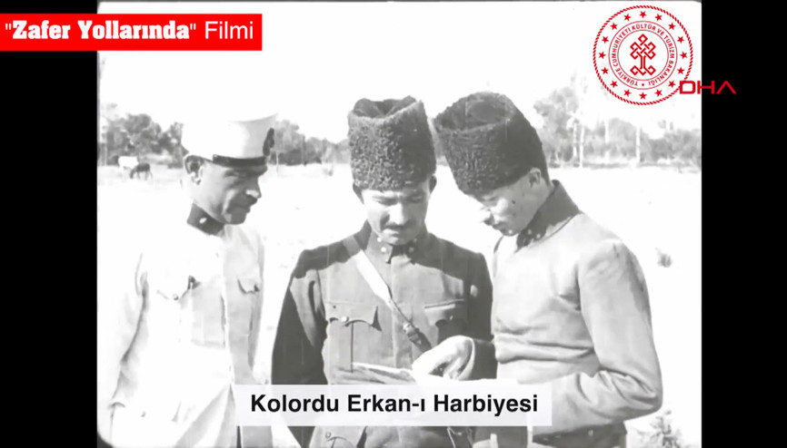 Türk sinemasının ilk yeniden canlandırma filmi Zafer Yollarındanın kayıp görüntüleri gün yüzüne çıkarıldı