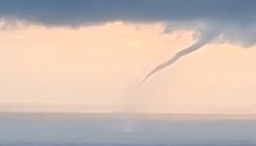 Zonguldakta denizde 2 hortum oluştu