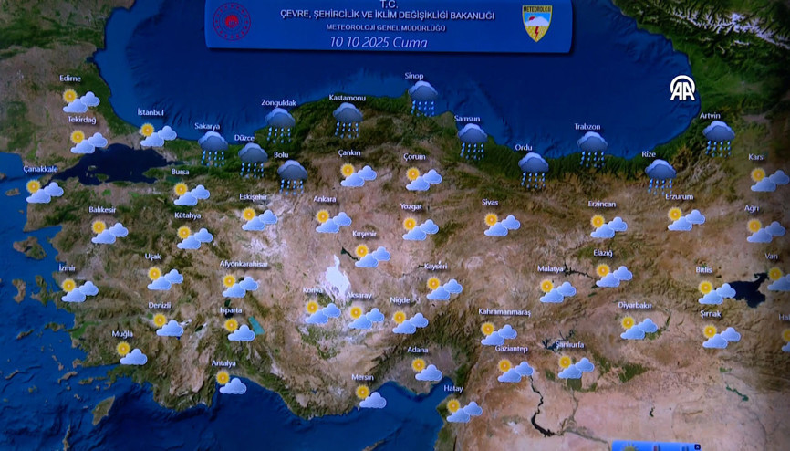 Türkiyede sıcaklıklar mevsim normallerinin 3 ila 6 derece altına düşecek