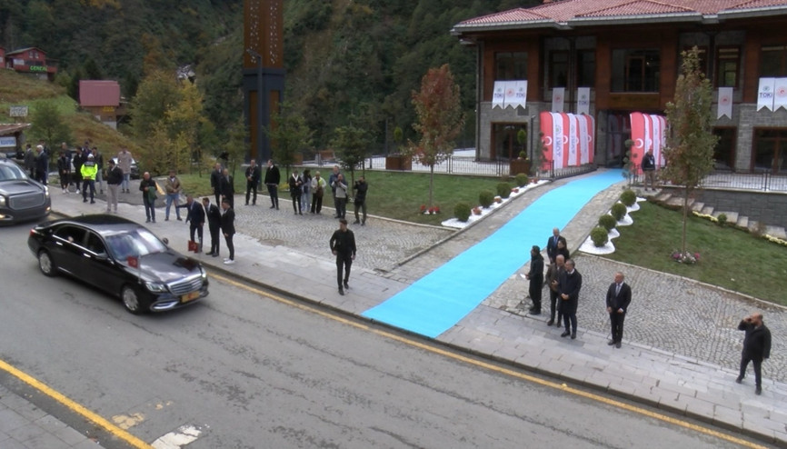 Cumhurbaşkanı Erdoğandan Ayder Yaylasına ziyaret