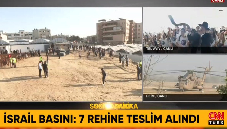 İsrail basını: 7 rehine teslim alındı