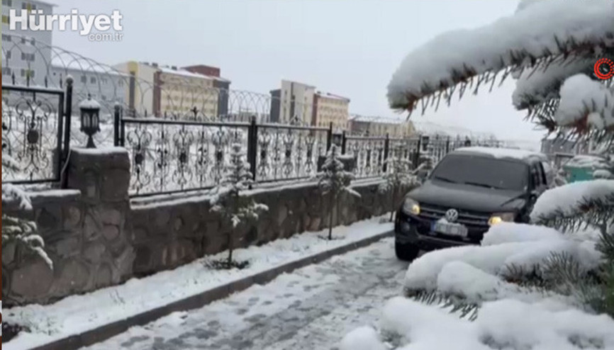 Kar yağışı başladı: Kar kalınlığı 20 santimetreye ulaştı Kar yağışı başladı: Kar kalınlığı 20 santimetreye ulaştı