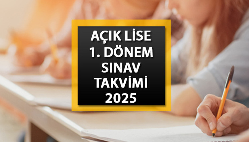 AÇIK LİSE SINAV TAKVİMİ 2025 || AÖL sınavları ne zaman, saat kaçta yapılacak Açık öğretim sınav giriş belgesi nereden alınır