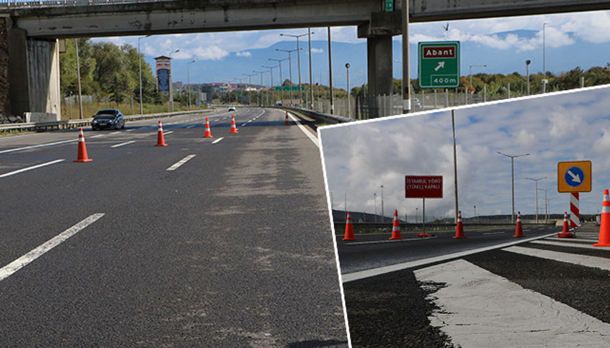 İstanbul yönü ulaşıma kapatılacak Bolu Valiliği saat vererek duyurdu