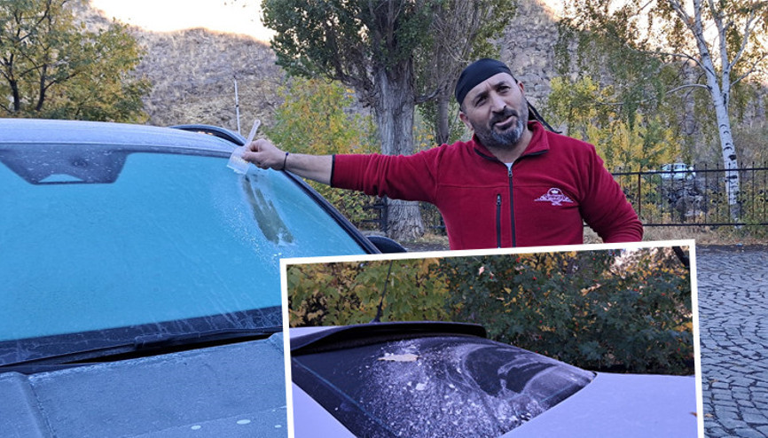 Ekim ayında buz küremeye başladılar: Termometreler eksi 7yi gösterdi