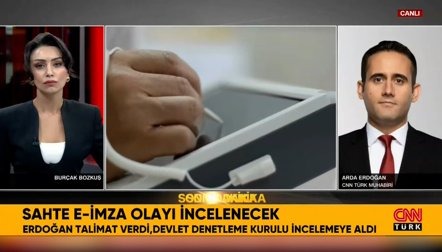 Cumhurbaşkanı Erdoğan talimatı verdi Sahte e-İmza olayıyla ilgili inceleme başlatıldı Cumhurbaşkanı Erdoğan talimatı verdi Sahte e-İmza olayıyla ilgili inceleme başlatıldı