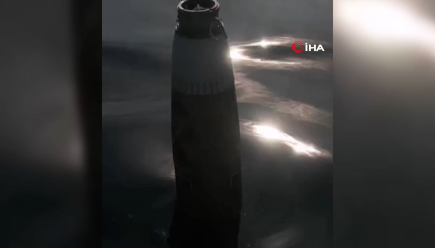 Akçakoca açıklarında balıkçılar füze motoru buldu