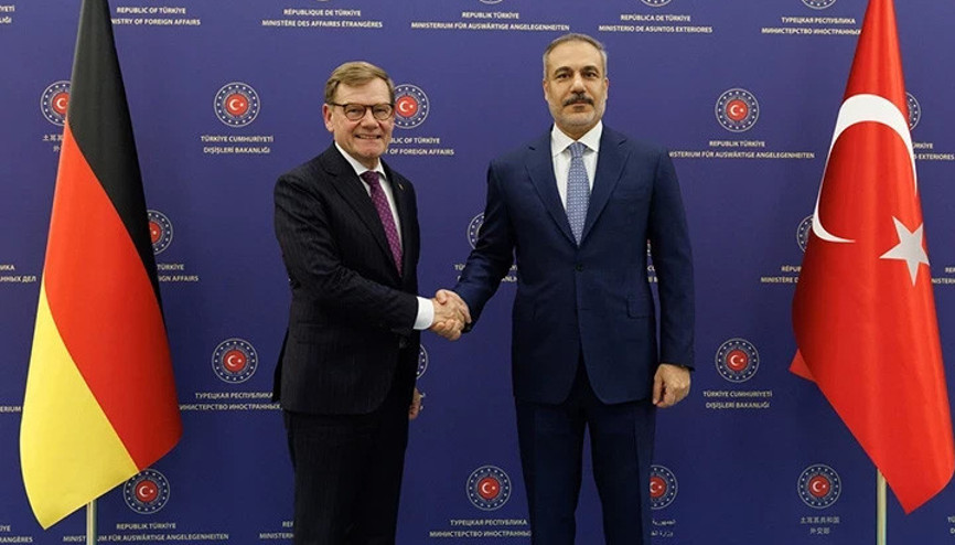 Dışişleri Bakanı Hakan Fidan Alman mevkidaşı ile görüştü