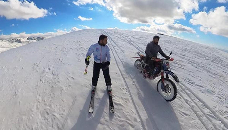 Kar kalınlığı 40 santimetreye ulaştı Kar yağışını fırsata çevirdiler: Sezonun ilkini deneyimledik