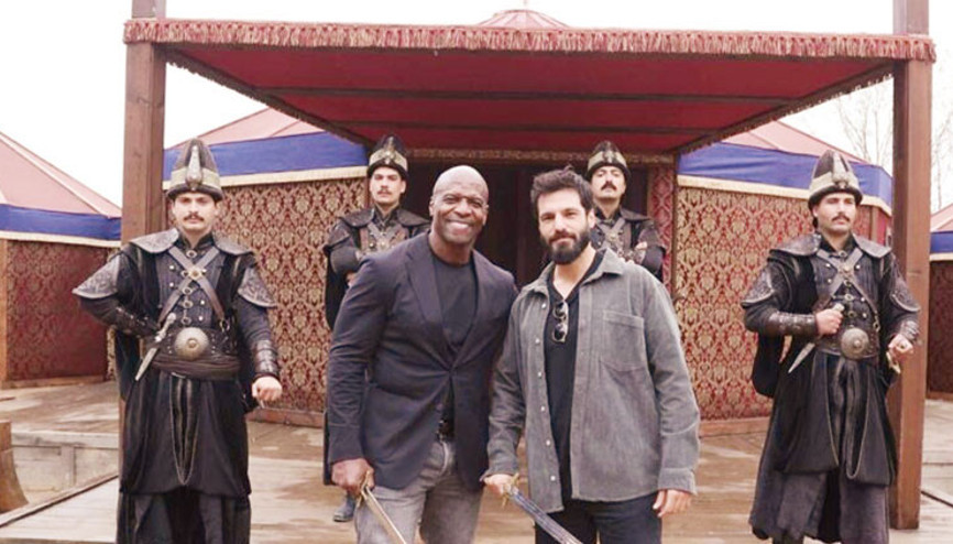 Hollywood yıldızı Türk dizi setinde