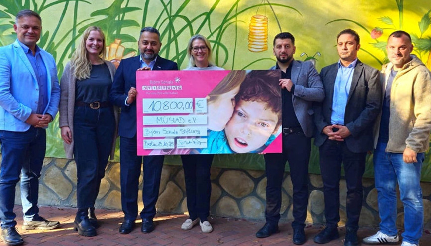 MÜSİAD Berlinden anlamlı bağış