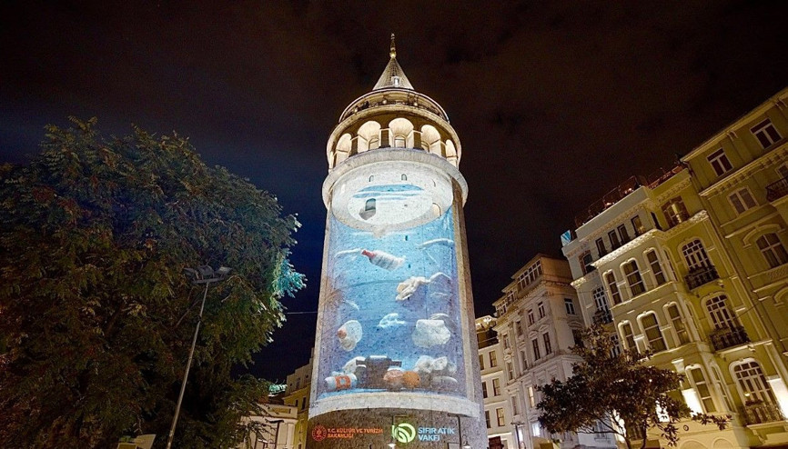 Galata Kulesi’nden ‘Sıfır Atık’ mesajı