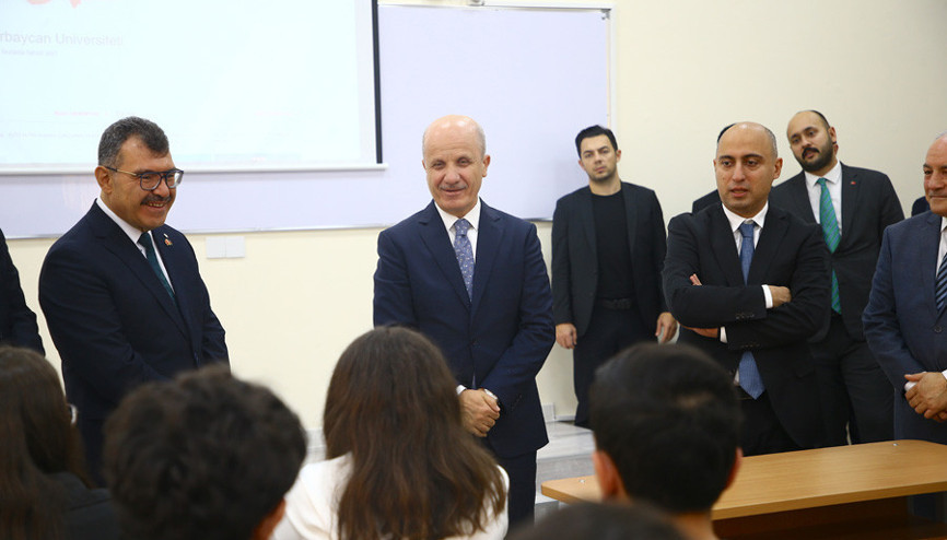 YÖK Başkanı Türkiye-Azerbaycan Üniversitesi’nde