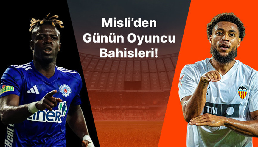 Kasımpaşanın deplasman golcüsü Habib Gueye Valencia maçlarında Danjuma imzası... İşte Misli’den günün oyuncu bahisleri Kasımpaşanın deplasman golcüsü Habib Gueye Valencia maçlarında Danjuma imzası... İşte Misli’den günün oyuncu bahisleri