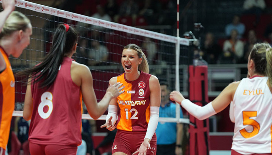 Galatasaray Daikin, set vermeden galip