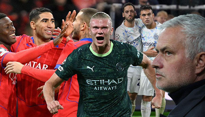 Şampiyonlar Liginde 43 gollü çılgın gece: PSG gol yağdırdı, Mourinhonun Benficası yine mağlup oldu Hakan Çalhanoğlu attı, Inter farka koştu
