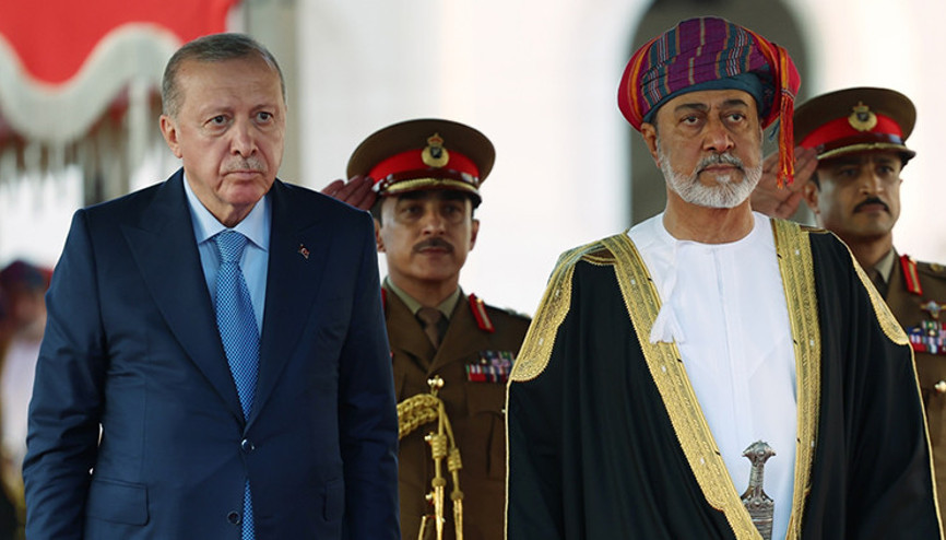 Cumhurbaşkanı Erdoğan, Umman Sultanı ile bir araya geldi