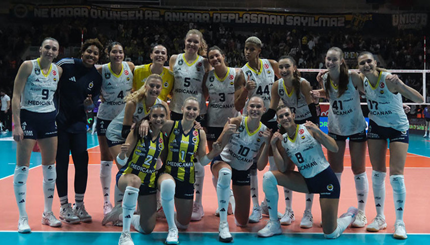Fenerbahçe Medicana set vermeden galip