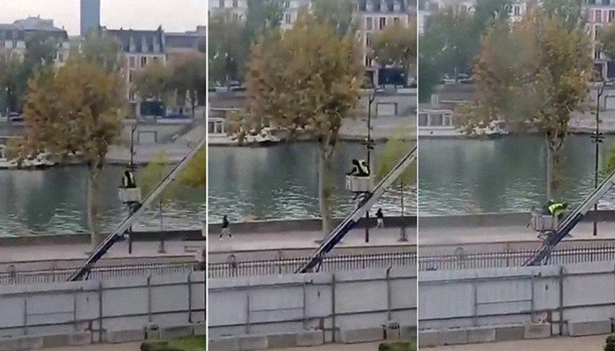 Louvre Müzesindeki hırsızlık ve soyguncularının kaçma anı ortaya çıktı