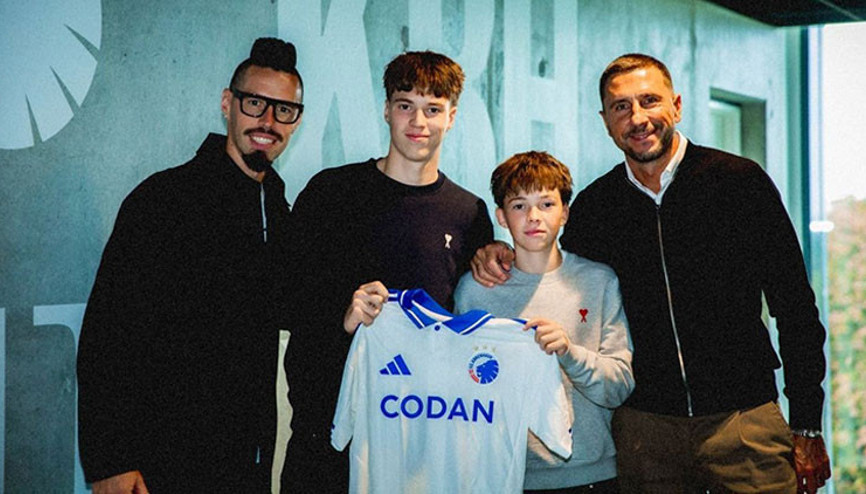 Marek Hamsikin oğlu Chrstian Hamsik Kopenhaga imza attı