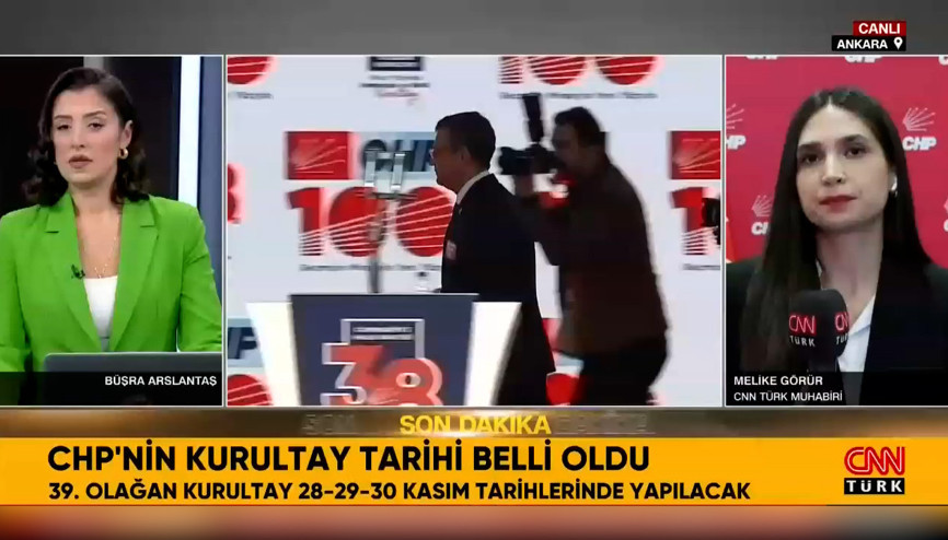 CHP 39uncu Olağan Kurultay tarihi belli oldu
