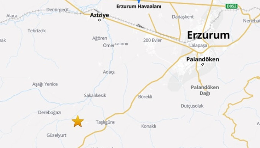 Erzurumda 3.5 büyüklüğünde deprem Erzurumda 3.5 büyüklüğünde deprem