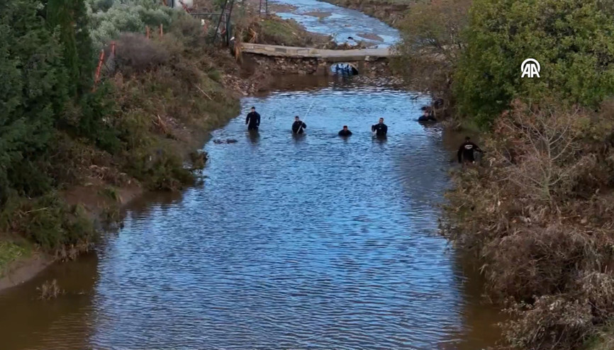 Foça’da selde kaybolan kişiyi arama çalışmaları 2’nci gününde
