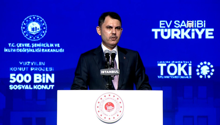 Bakan Kurum, Yüzyılın Konut Projesi Programında konuştu
