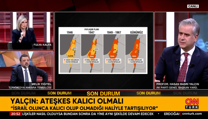 AK Parti Genel Başkan Yardımcısı Yalçından Gazze mesajı: Garantörlük dahil her şeyi yapmaya hazırız