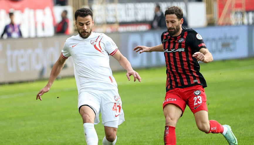 Çorumda puanlar paylaşıldı