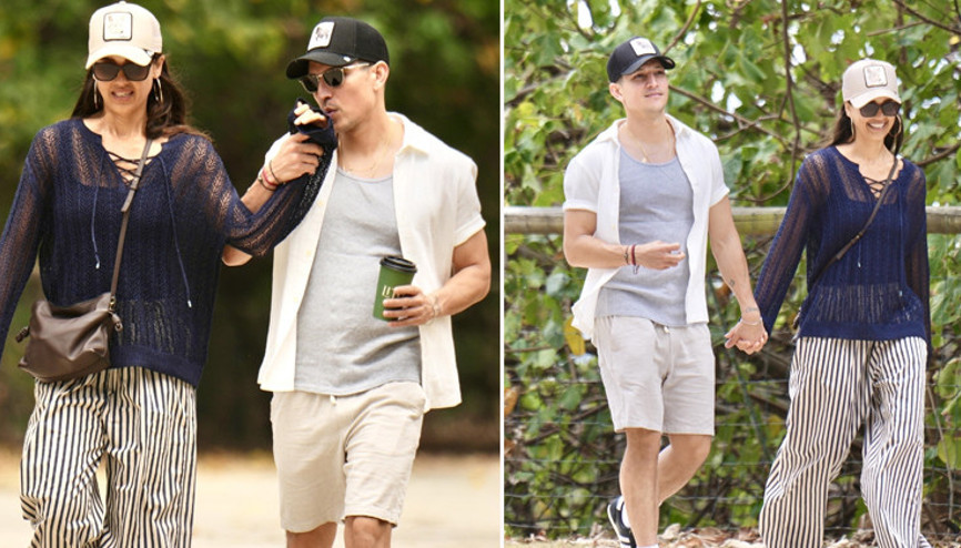 Evliliği bitti, aşkı yeniden buldu... Genç sevgilisi ellerini bile öpücüklere boğuyor